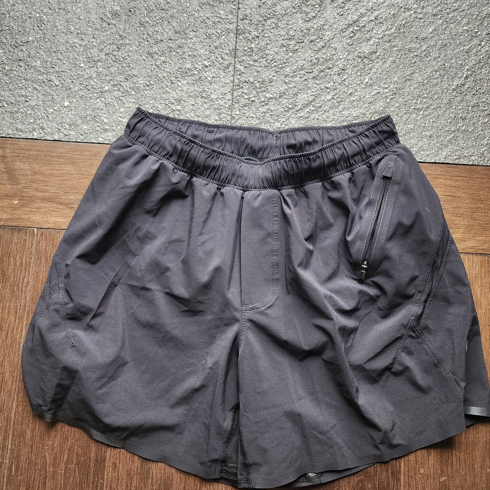 Lululemon Athletica Black Athletic Shorts Lightweight Elastic Waist